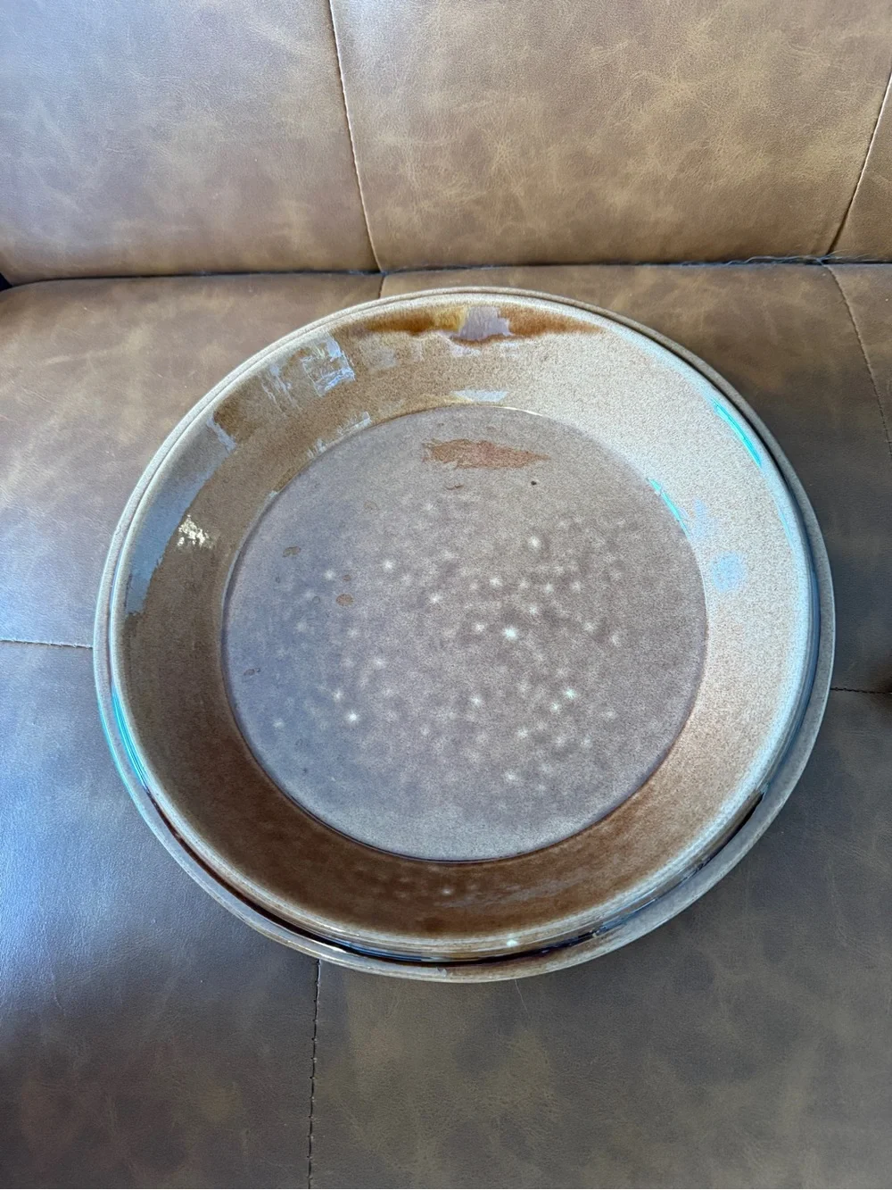 Blueberry Ceramic Pie Dish